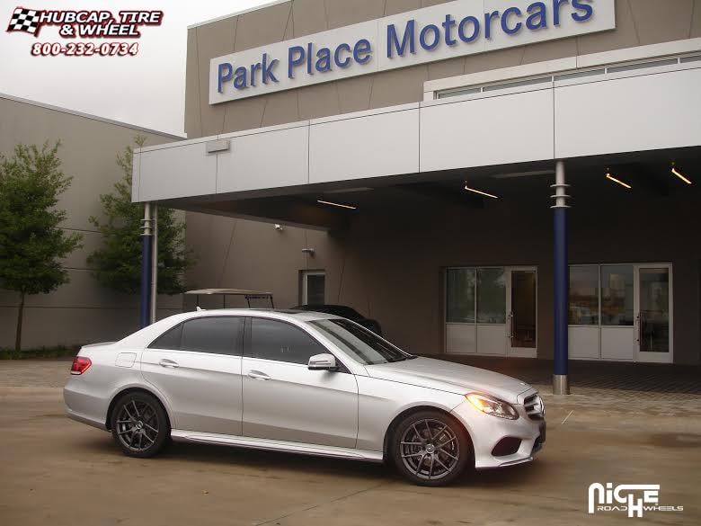 vehicle gallery/mercedes benz c350 niche targa m129  Anthracite wheels and rims